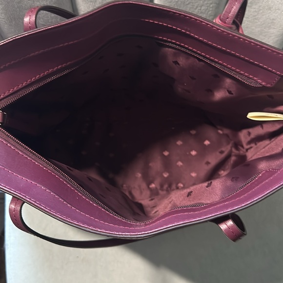 Kate spade purple tote - Picture 2 of 3